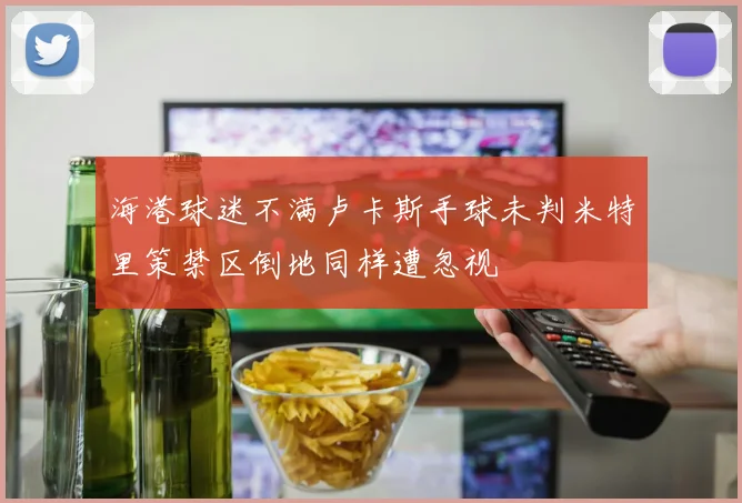 海港球迷不满卢卡斯手球未判米特里策禁区倒地同样遭忽视